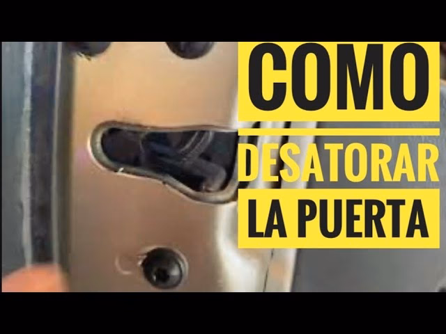 ¿Cómo abrir una puerta de coche que no se desbloquea?