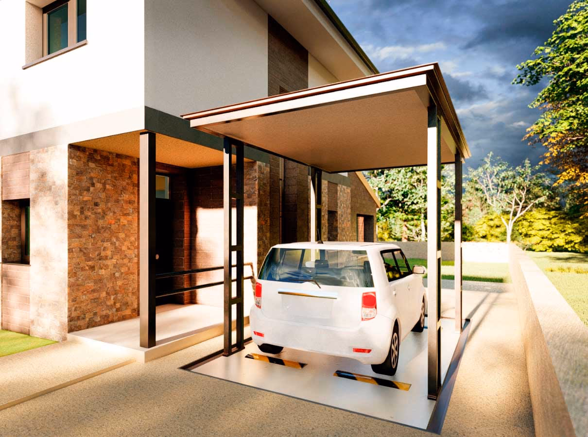 ¿Cuánto espacio se debe dejar en una cochera?