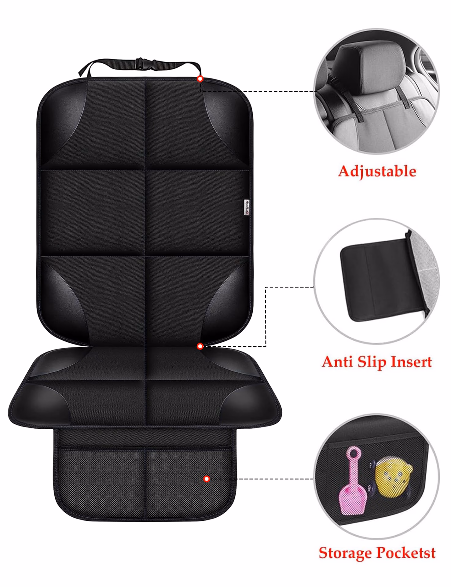 ¿Cómo se llama el aparato para montar los niños en auto?