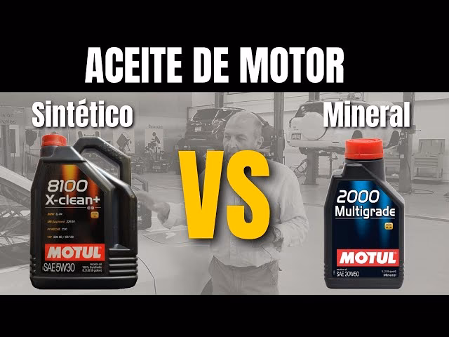 ¿Qué vehículos usan aceite mineral?