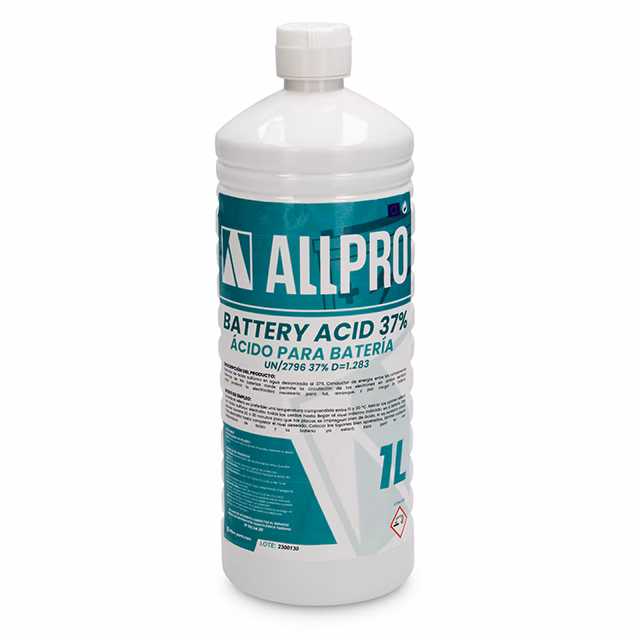 ¿Qué tipo de ácido lleva la batería de un carro?