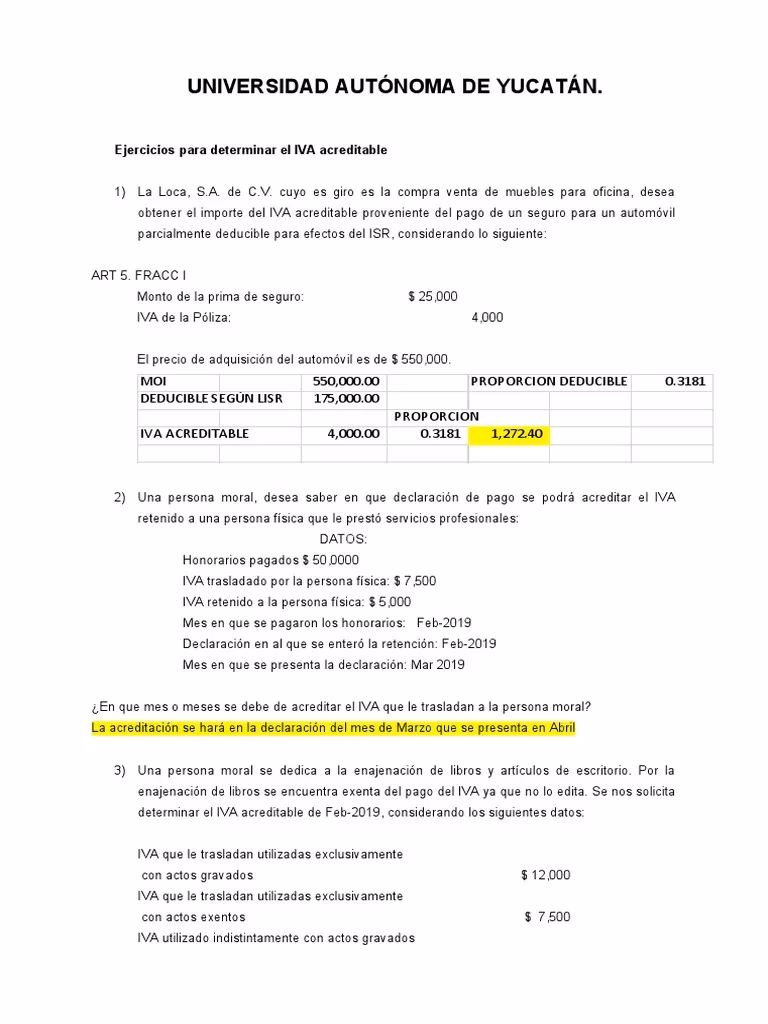 ¿Cuándo procede el acreditamiento de IVA?