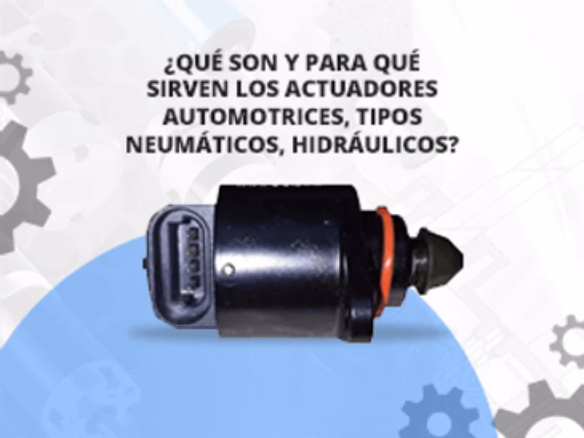 ¿Cuáles son los actuadores neumáticos más comunes?