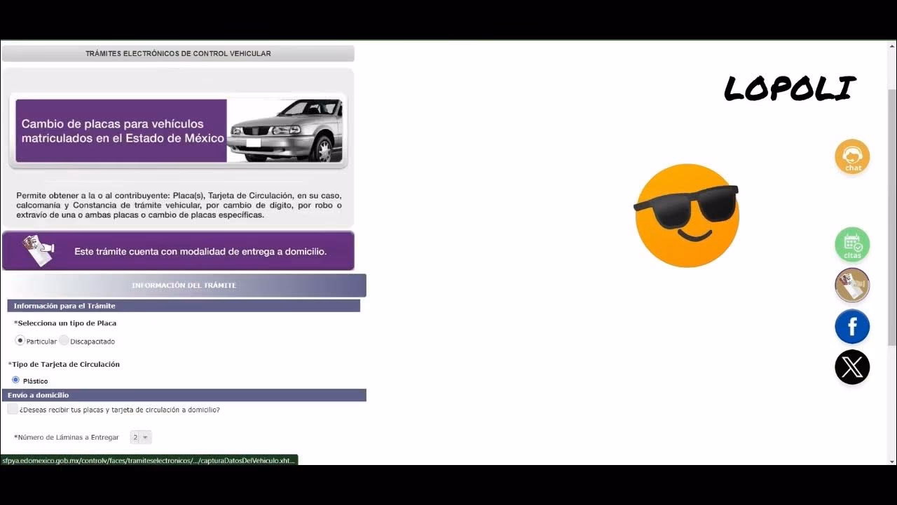 ¿Cómo puedo tramitar las placas de mi coche a domicilio en el Estado de México?