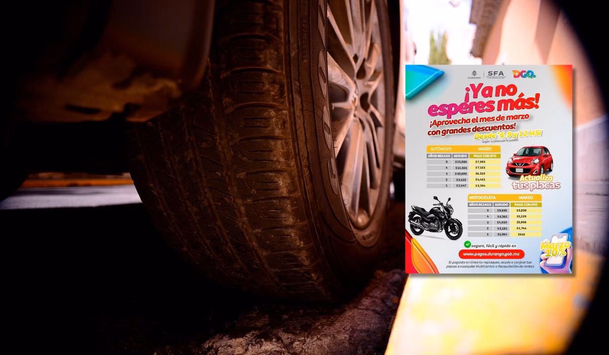 ¿Cuánto se pagará de refrendo 2025 en Durango?