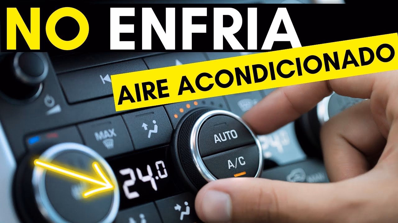 ¿Cómo arreglar un aire acondicionado que no enfría en un auto?