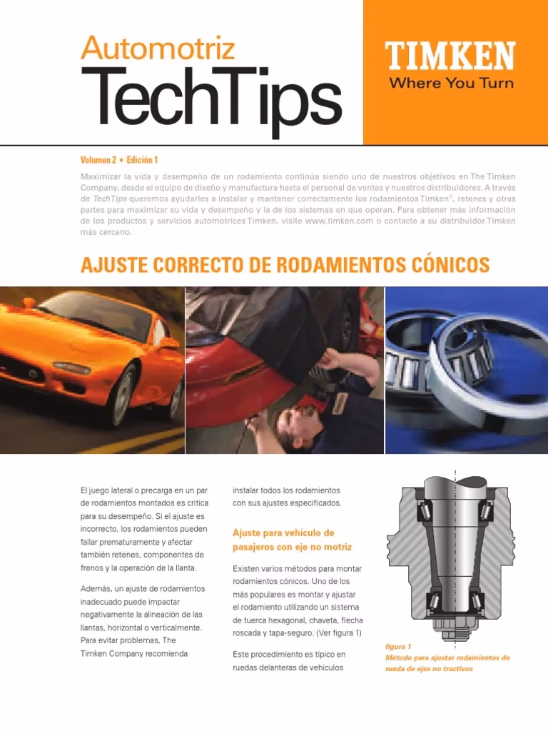 ¿Cómo se ajustan los rodamientos de rodillos cónicos?