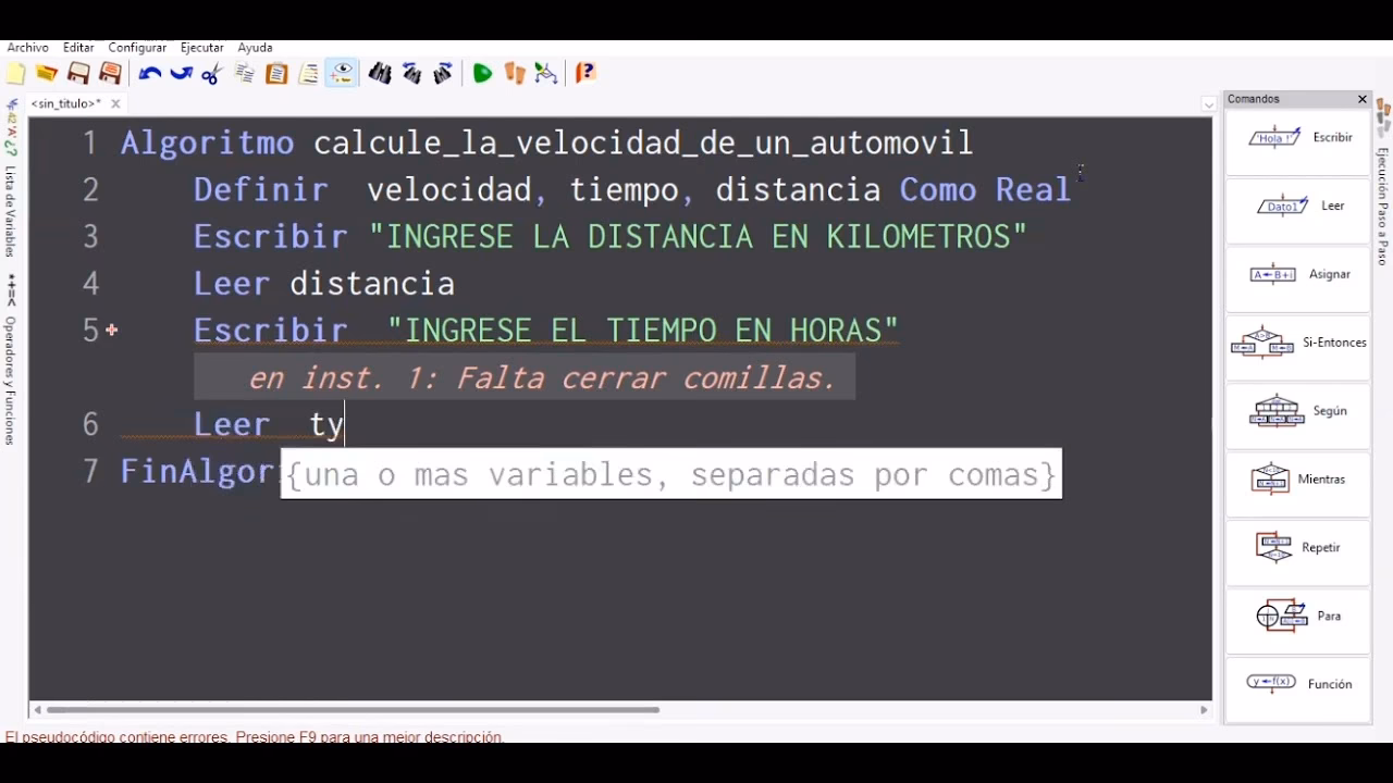 ¿Cuál es la fórmula para la velocidad media de un automóvil?