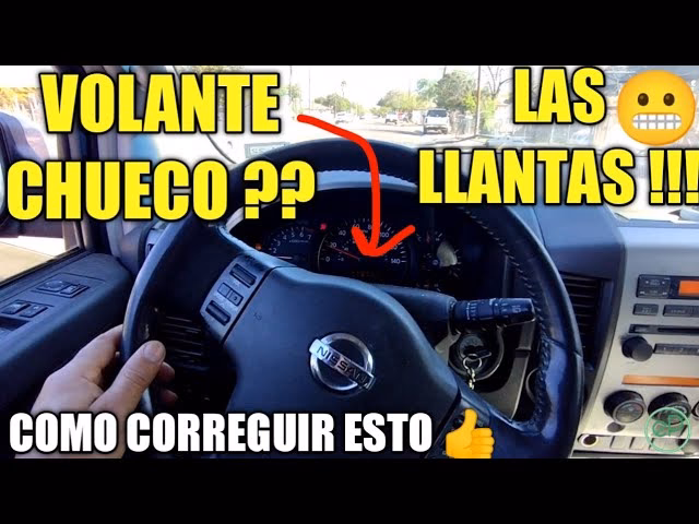 ¿Puede una alineación arreglar un volante torcido?