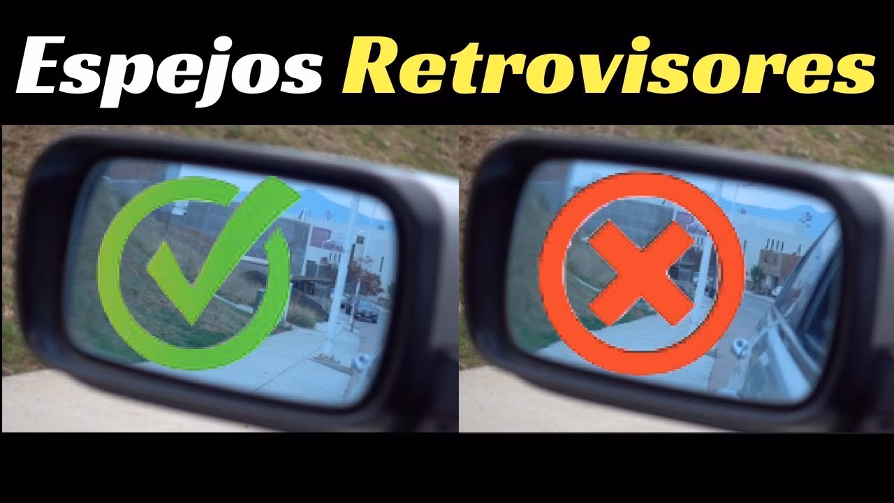 ¿Cómo se alinean correctamente los espejos retrovisores?