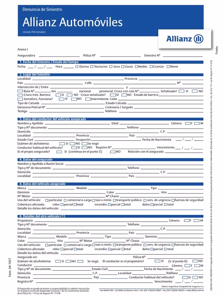 ¿Cómo comunicarse con Allianz?