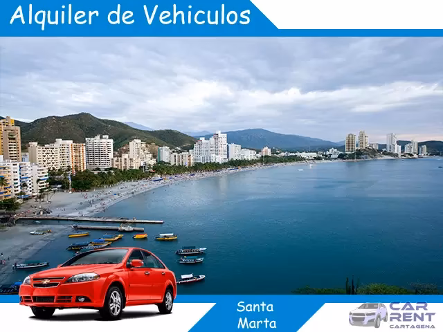 ¿Cuánto vale la alquilada de un carro en Santa Marta?