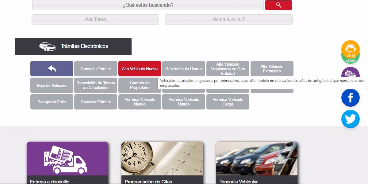 ¿Cómo puedo dar de alta un vehículo en el estado de México?