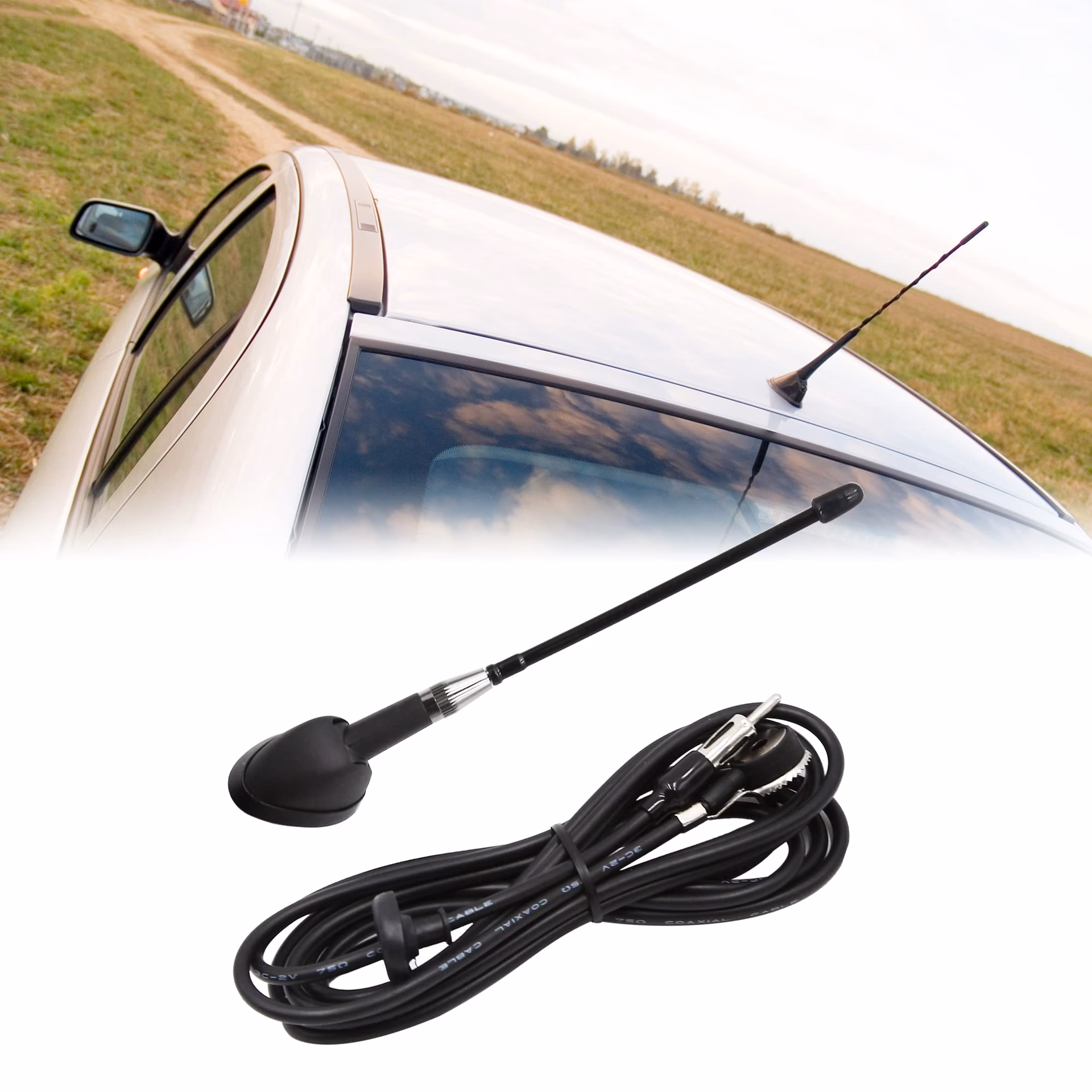 ¿Por qué una antena en el techo del coche?