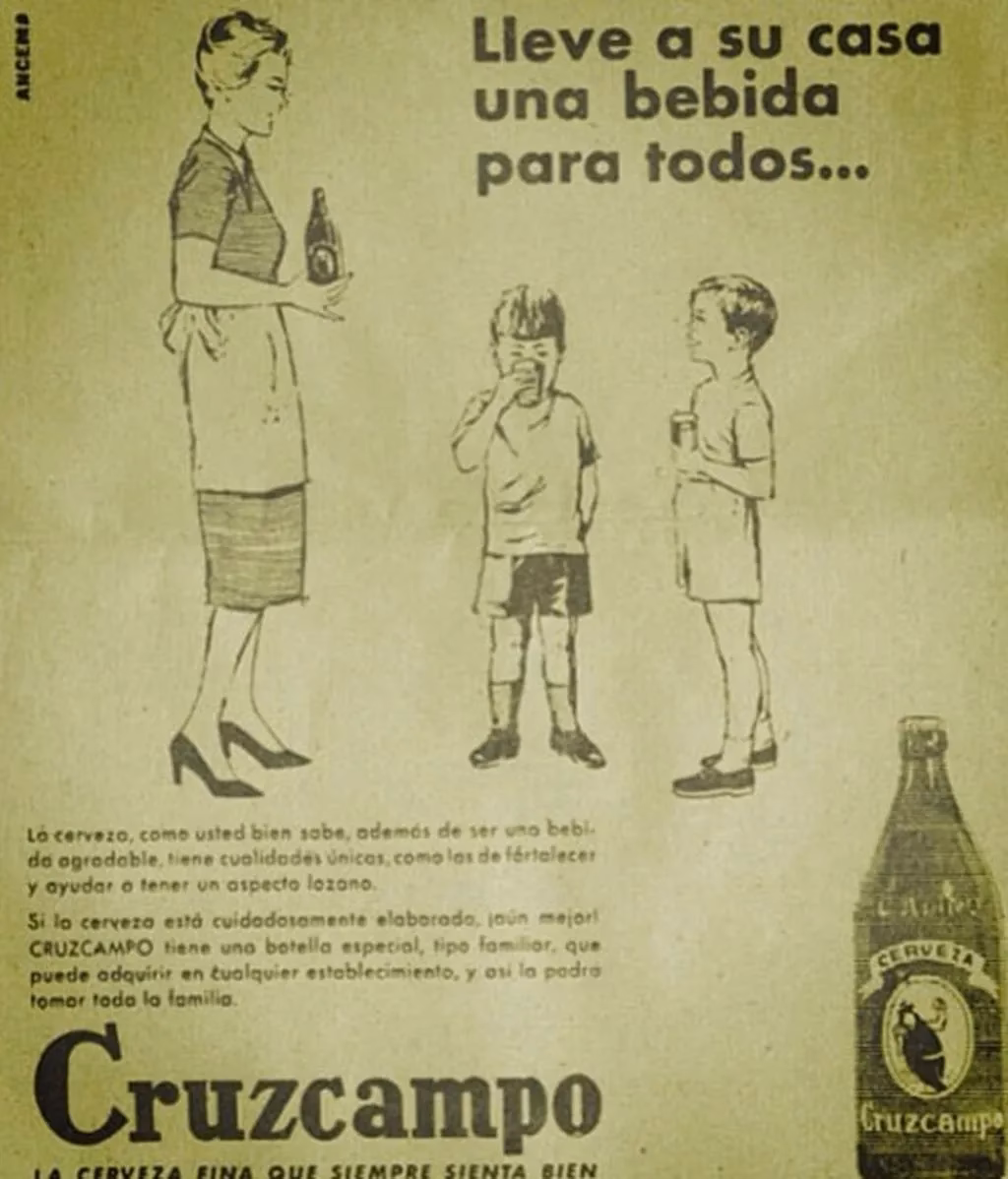 ¿Está permitido beber en los anuncios de alcohol?
