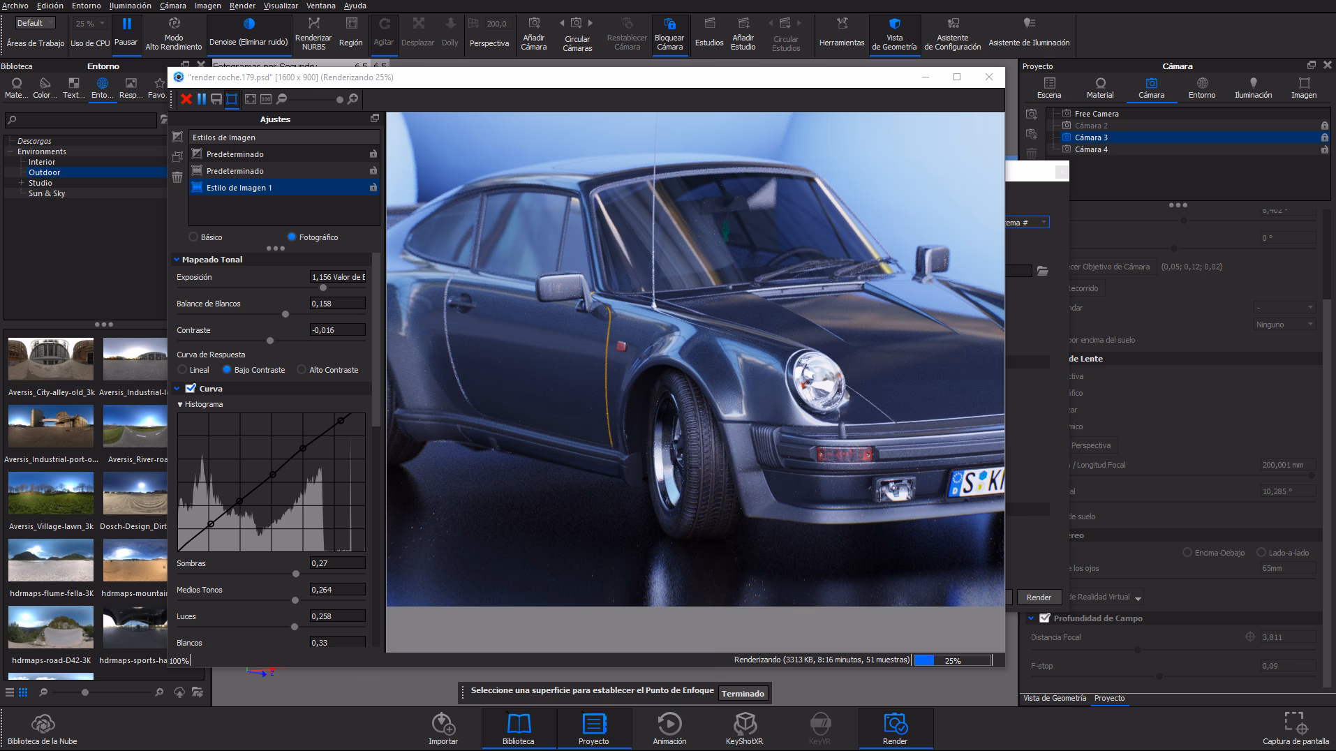 ¿Cómo renderizar modelos de coches?