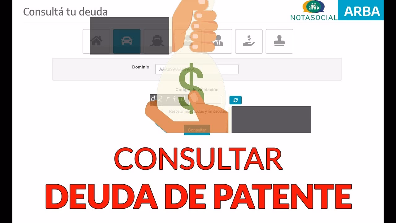 ¿Cómo ver si una patente tiene deudas?