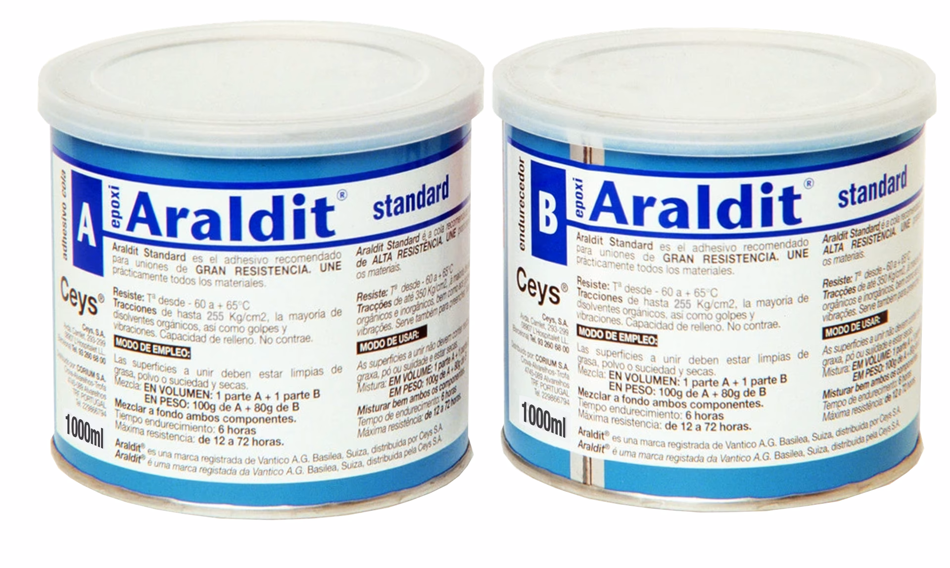 What temperature can Araldite be used at?