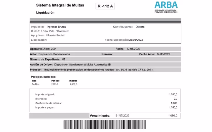 ¿Cómo consultar las multas de ARBA?