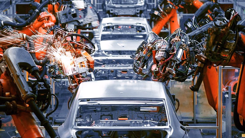 ¿Cuáles son los componentes de la industria automotriz?