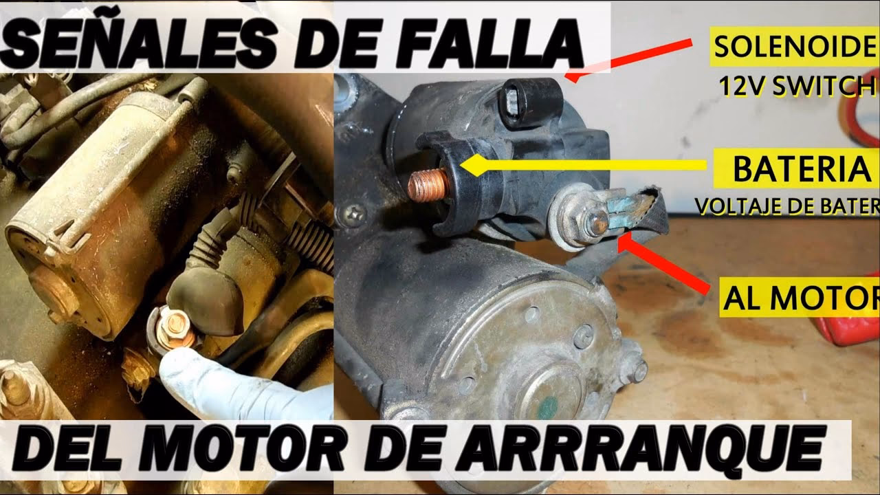 ¿Cuáles son las fallas más comunes en el motor de arranque?