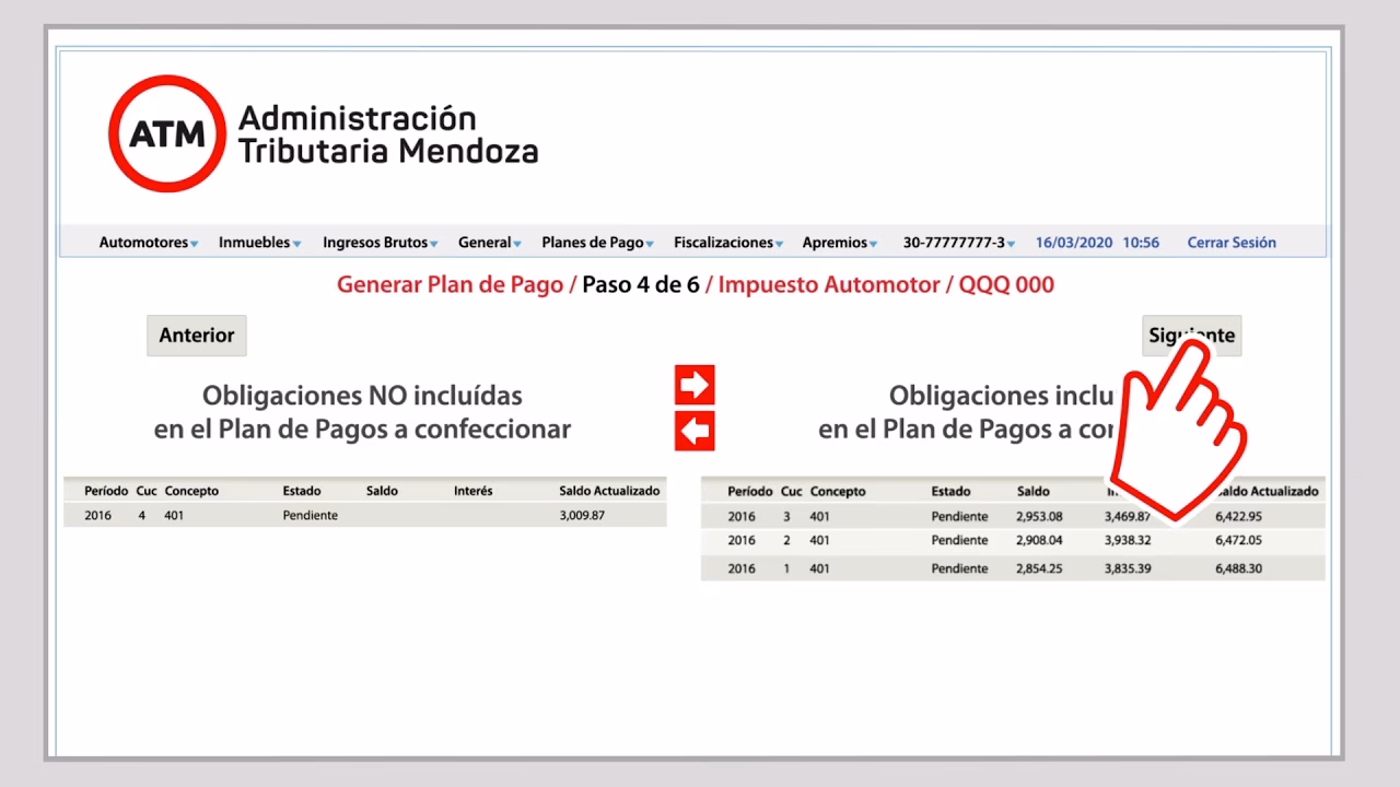 ¿Qué significa apremio en atm?
