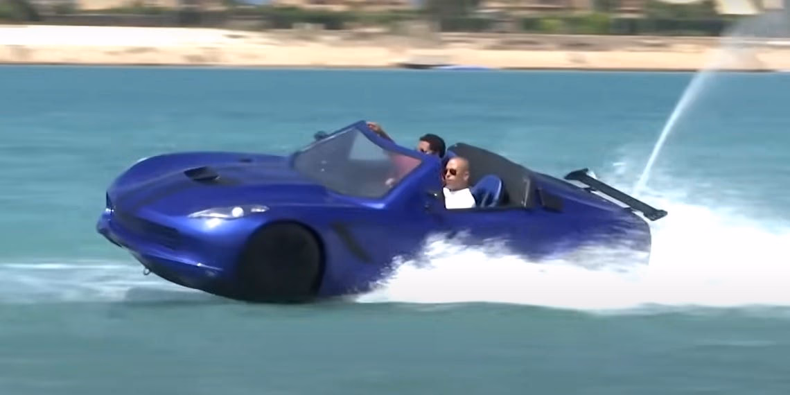 ¿Cómo se llama el carro que anda en el agua?