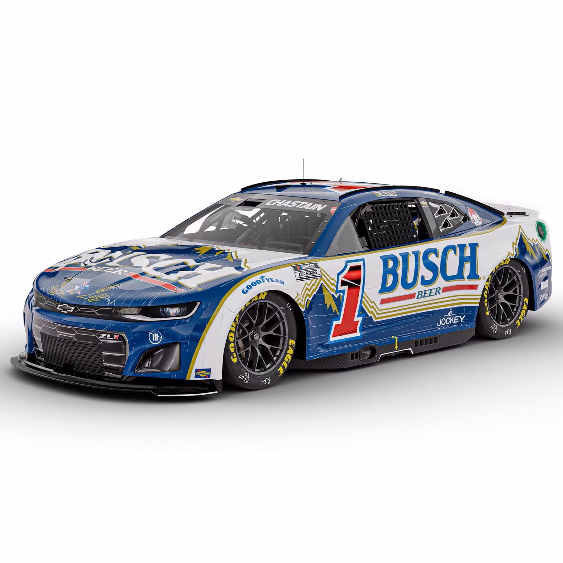 What car did Kurt Busch drive?