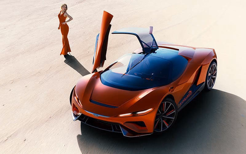 ¿Cómo se llama el coche canguro?