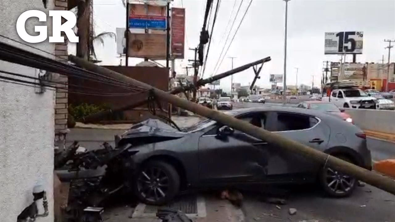 ¿Cuánto es la multa por chocar con un poste?