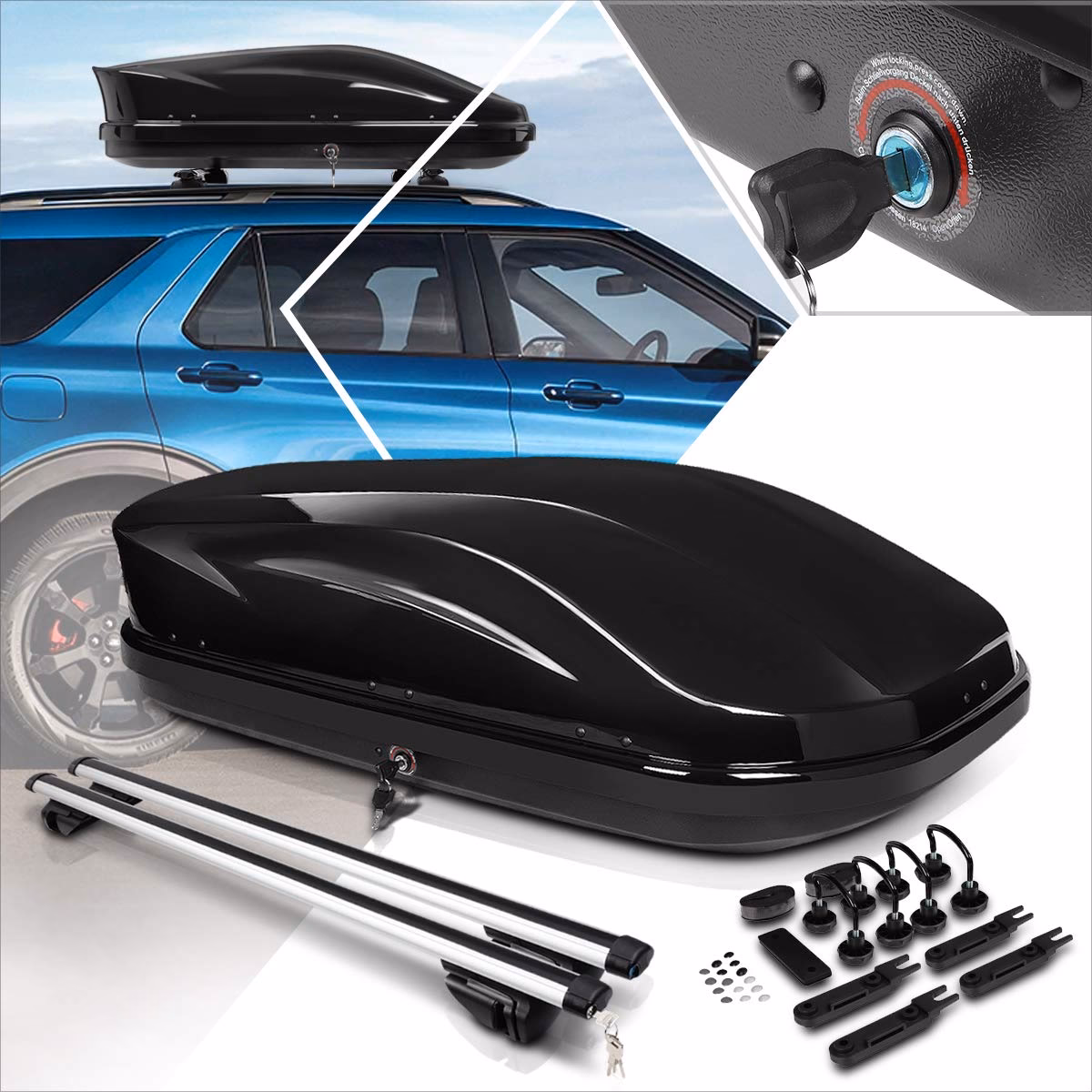 ¿Cómo se llama la caja que está encima de un coche?