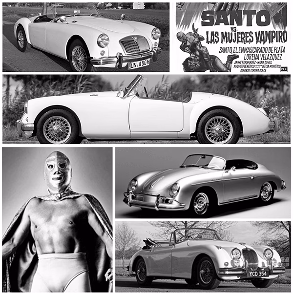 ¿Qué auto manejaba el santo?