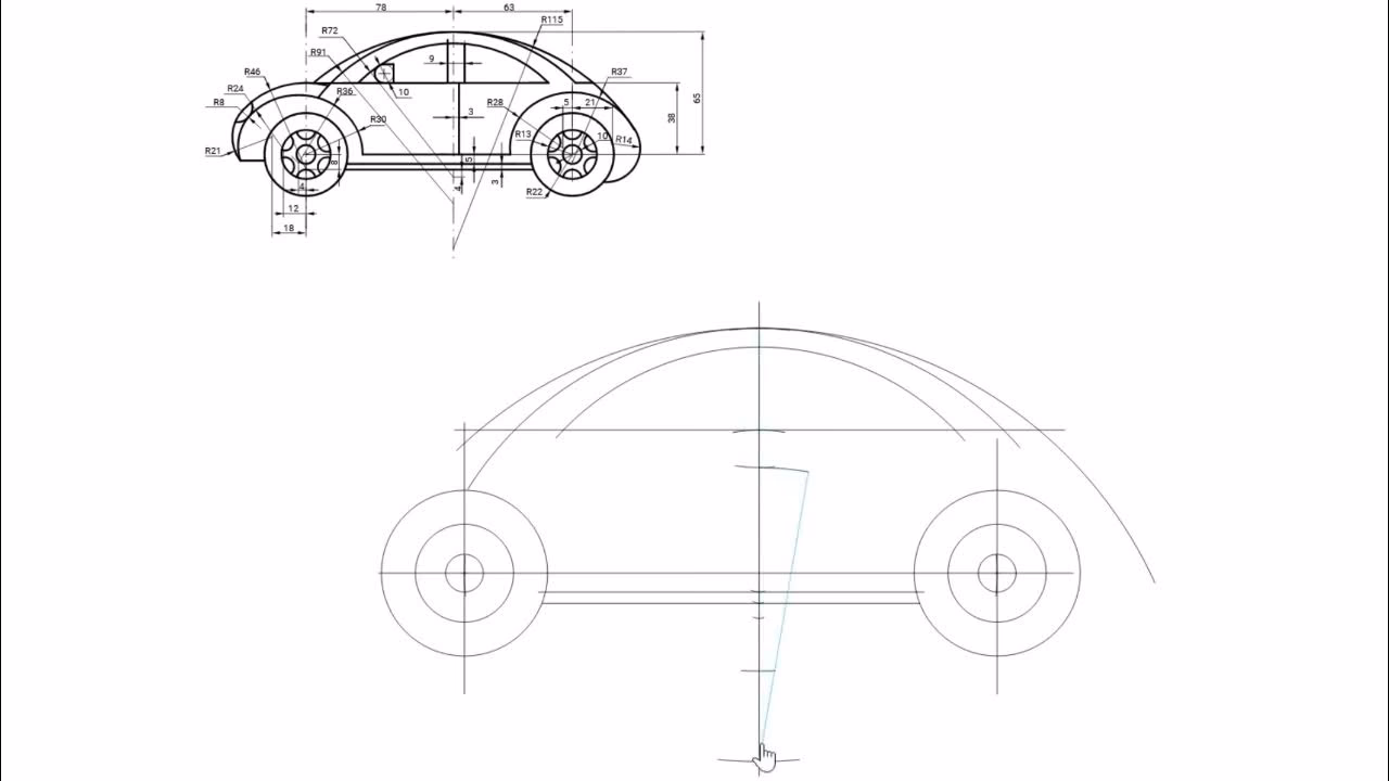 ¿Cuáles son los 4 elementos del dibujo técnico?
