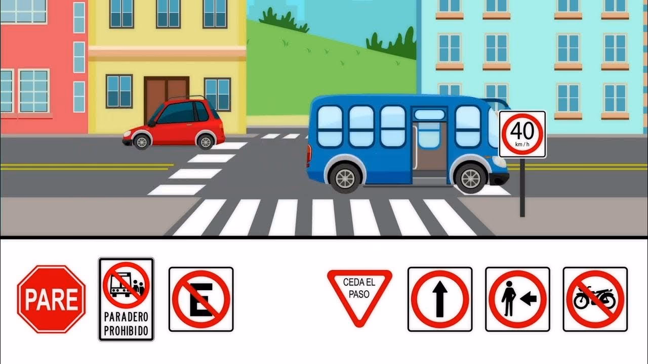 ¿Qué tipo de señales hay en la carretera?