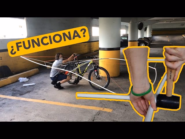 ¿Cuánto mide el estacionamiento para bicicletas?