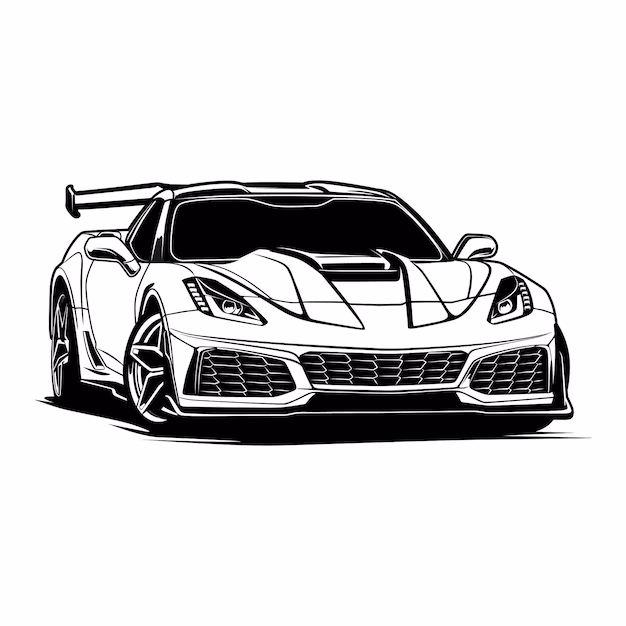 ¿Por qué los coches nuevos tienen pintura blanca y negra?