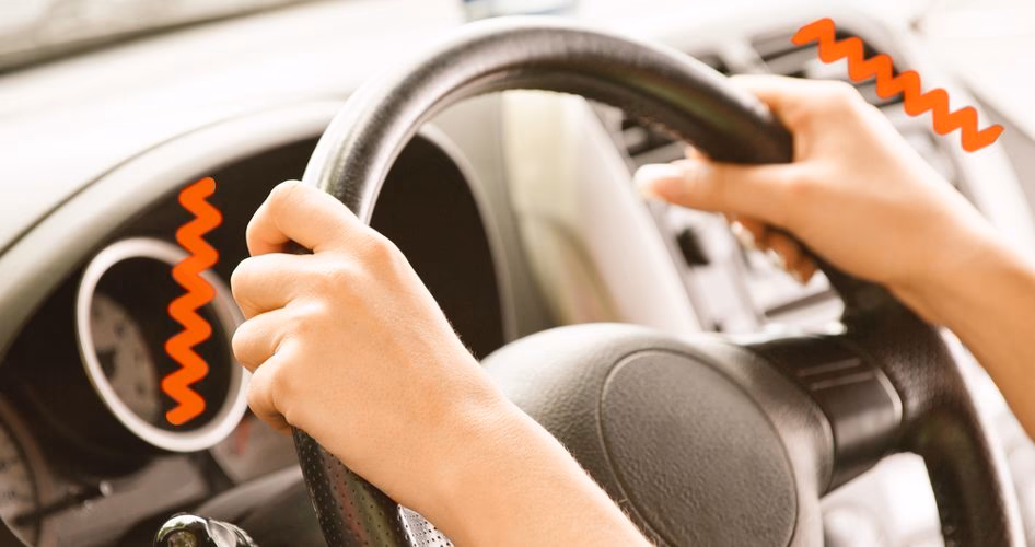 ¿Es seguro conducir con el volante tembloroso al frenar?