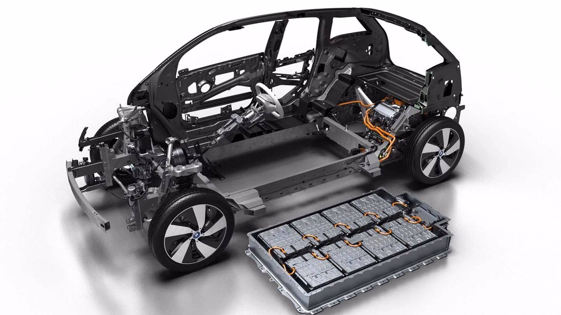 ¿Cuál es un automóvil que funciona con baterías recargables?