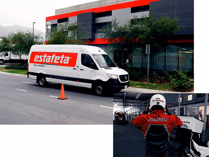 ¿Qué camioneta usa Estafeta?