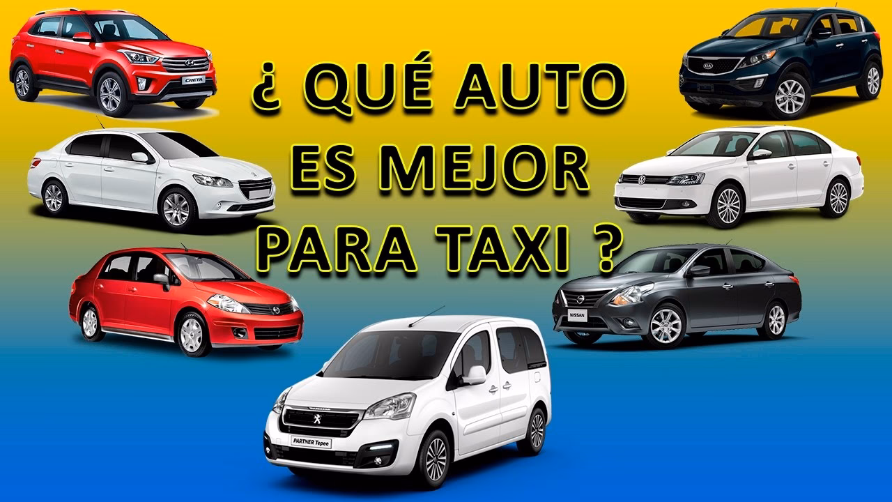 ¿Qué vehículos se utilizan para los taxis?
