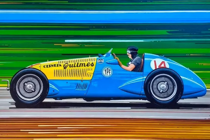 ¿Cuáles son los colores que identifican a Argentina en el automovilismo?