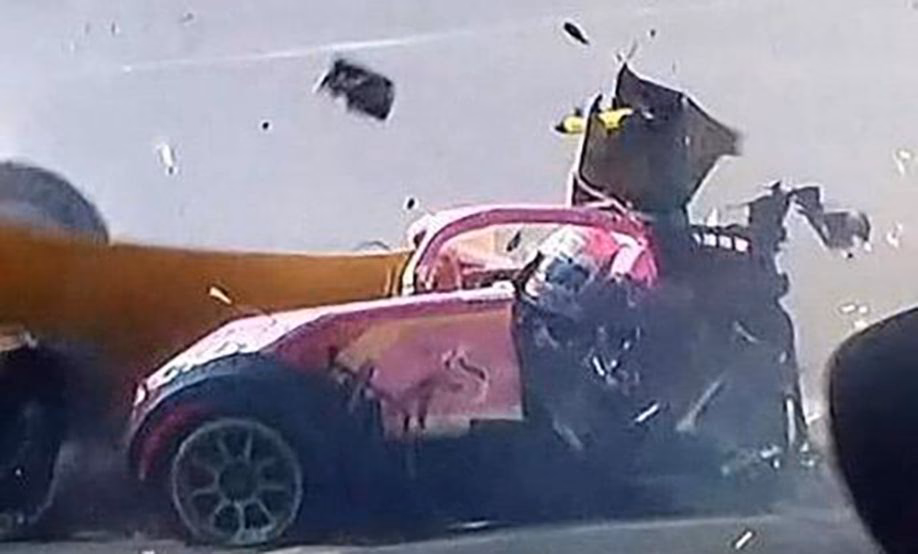 ¿Quién chocó a Hubert?