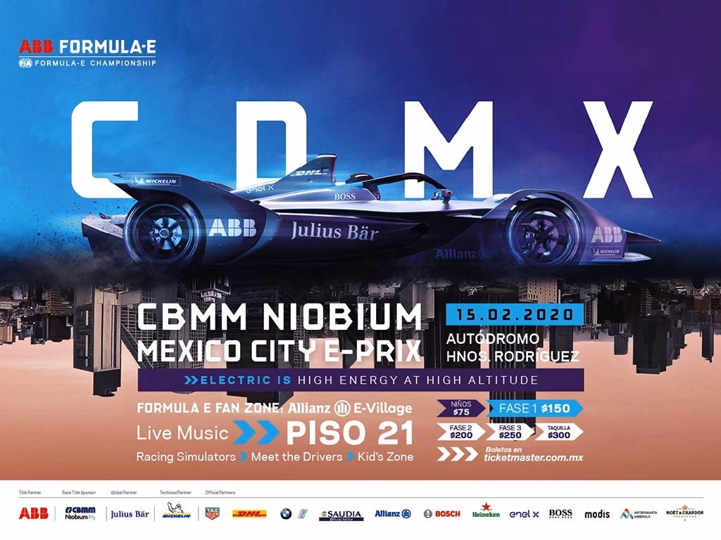 ¿Cuánto cuestan los boletos para la Fórmula E en México?