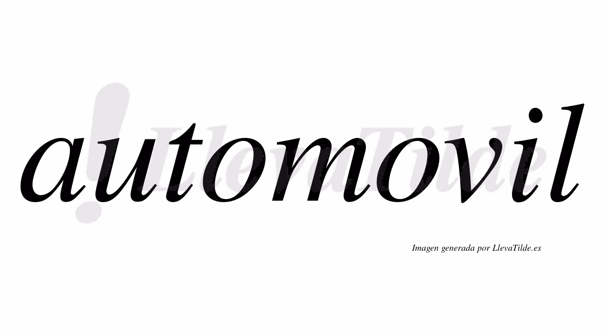 ¿Dónde lleva el acento auto?