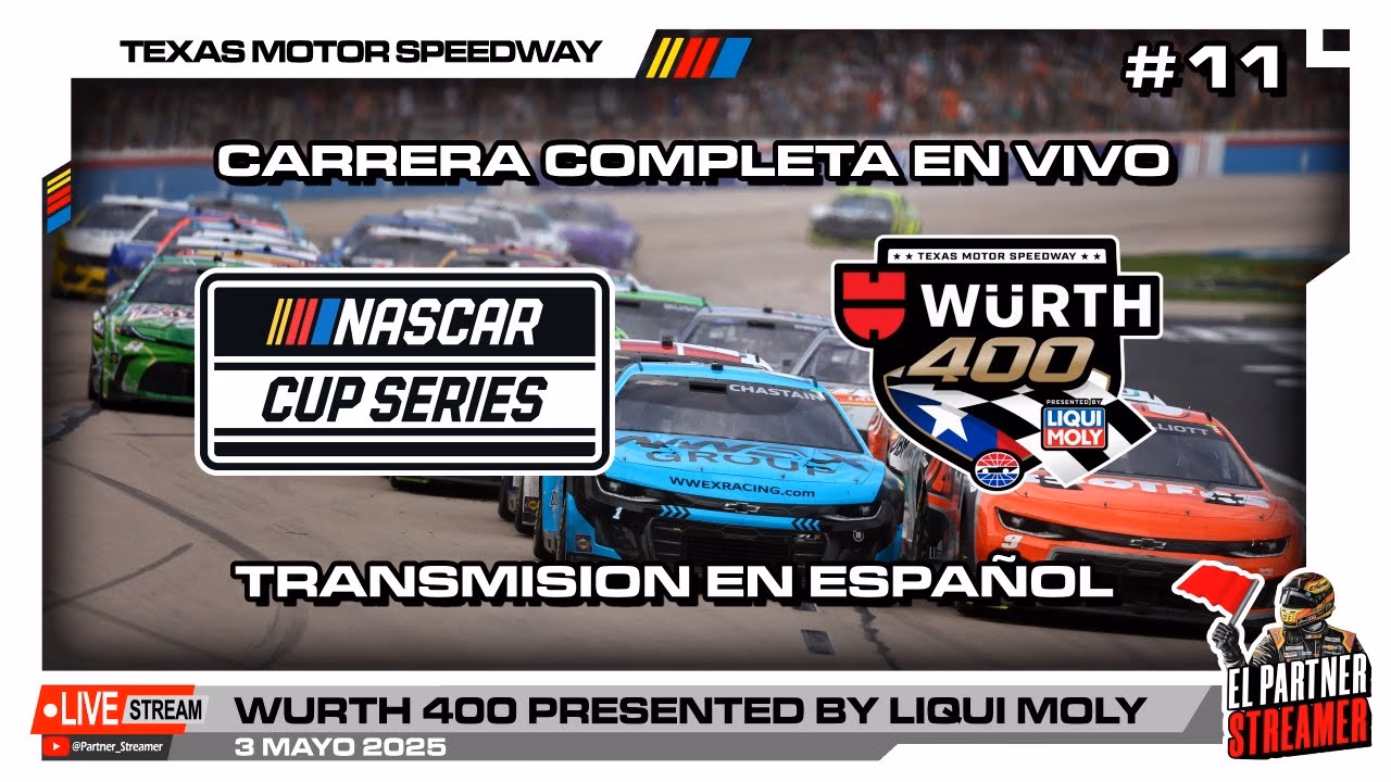 ¿Dónde puedo ver NASCAR en vivo hoy?
