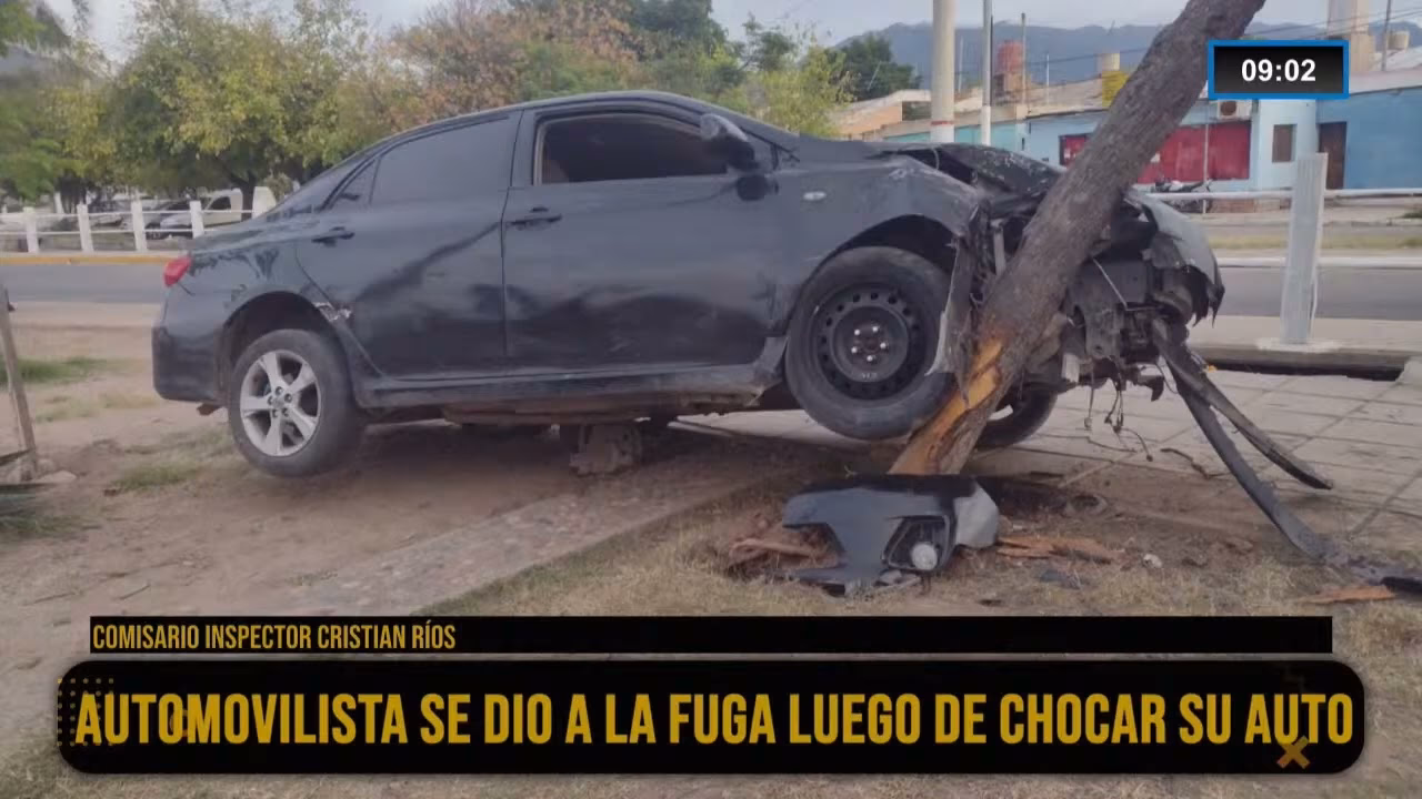 ¿Qué pasa si choco un auto y me doy a la fuga?