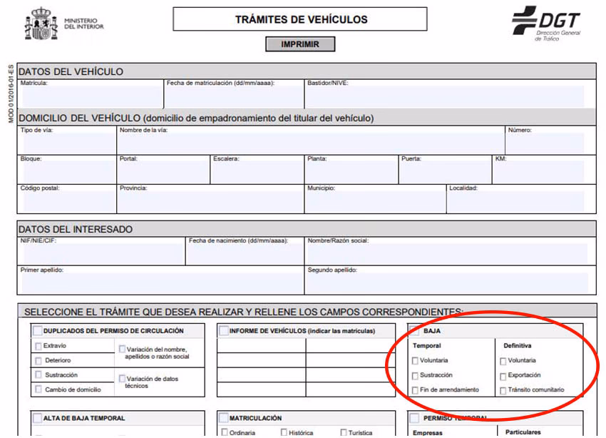 ¿Cómo darle de baja a un carro en la SAT?