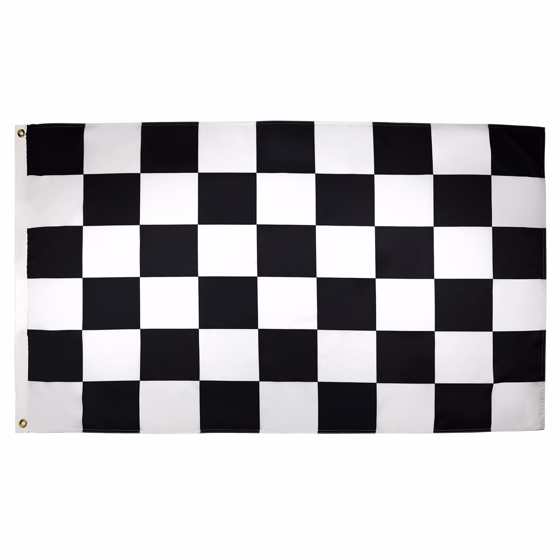 ¿Qué significa una bandera a cuadros en blanco y negro?