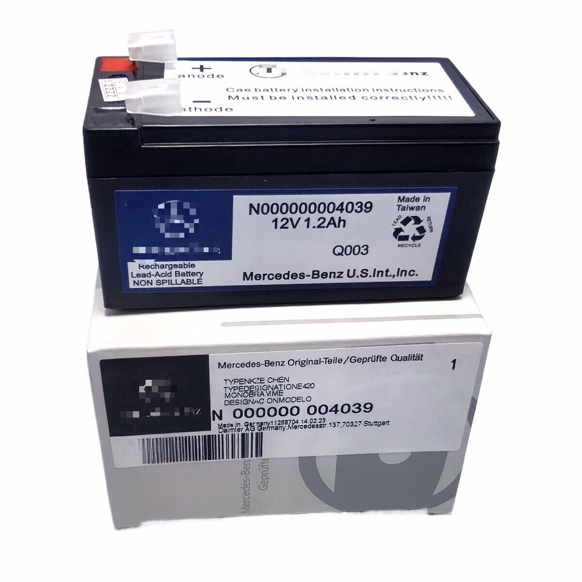 ¿Qué batería recomienda Mercedes?