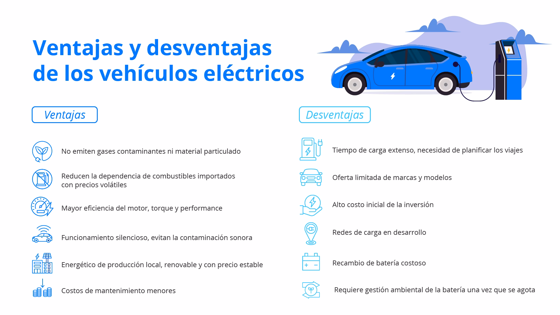 ¿Qué consecuencias tienen los carros eléctricos?